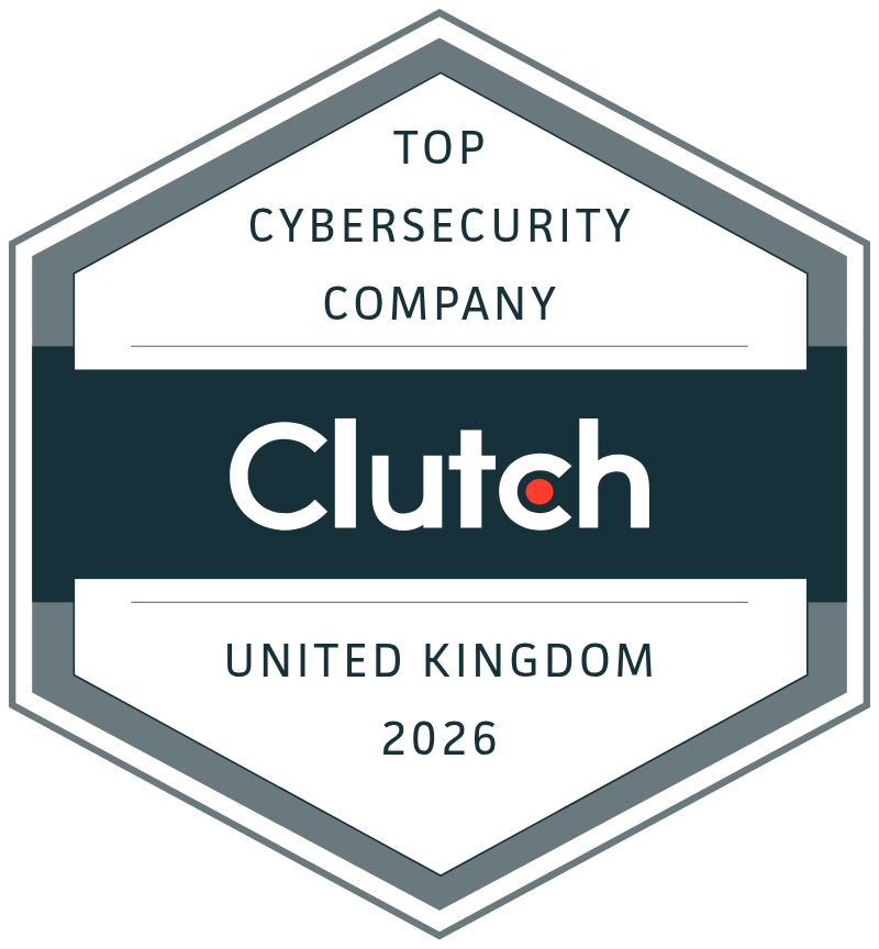 Top Clutch Cybersecurity Company United Kingdom 2026 badge