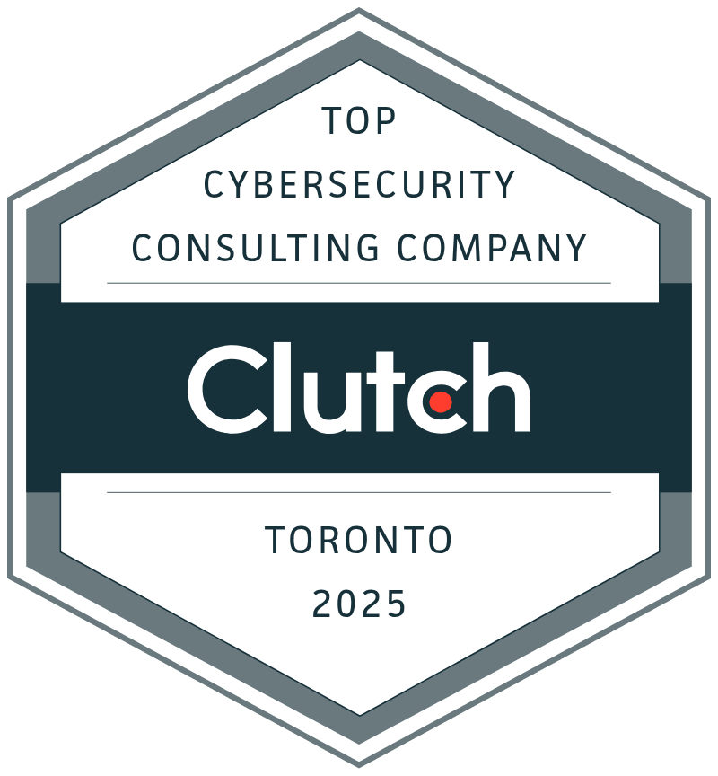 Top Clutch Cybersecurity Consulting Company Toronto 2025 badge
