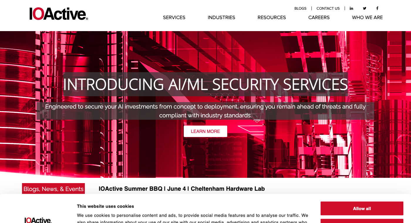 Ioactive Homepage